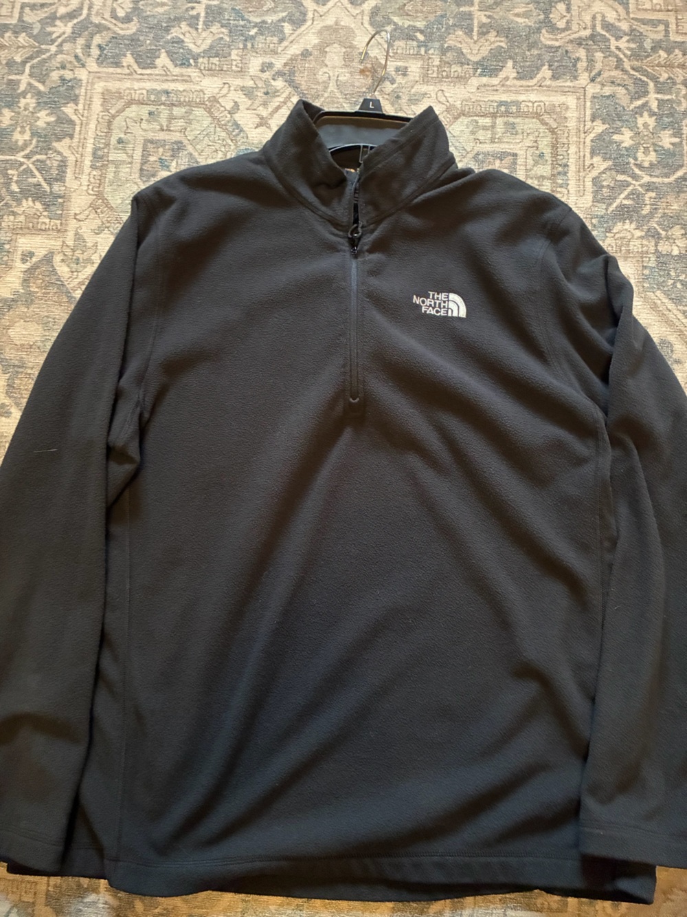 The North Face Men’s Black Quarter-Zip Fleece Pullover